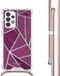 iMoshion Hoesje Samsung Galaxy A53 - Bordeaux Graphic - Back Cover met Koord