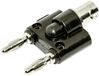 Mueller Electric BU-P1269 Fiche banane Goupille-Ø: 4 mm Noir 1 pièce(s)