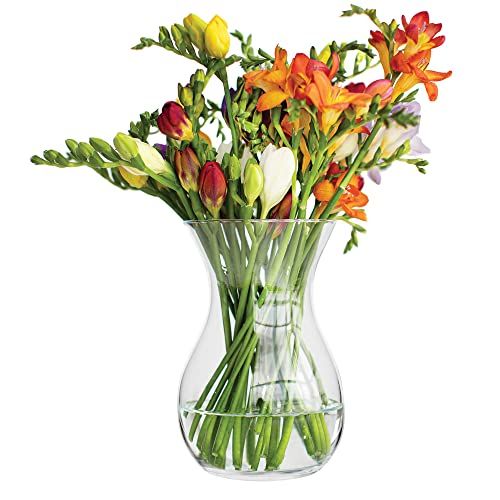 TREND FOR HOME Poppy Bloemenvaas, glazen vaas voor bloemen, H 18 cm