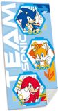 Kids Sonic The Hedgehog Strandlaken - Handdoek - 100% Katoen - 70 x 140 CM - Badhanddoek
