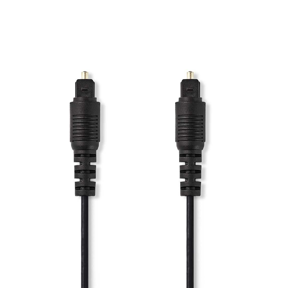 Nedis TOSLINK Audio Kabel - 5 m - Zwart