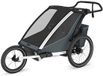 Thule Chariot Cross 2 remorque de vélo Argent