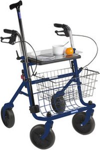 Thuasne Quatro Rollator - Opvouwbaar - Blauw - Voor binnen en buiten - 10,2 kg
