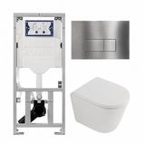 Geberit QeramiQ Dely Toiletset - Diepspoel - Rimless - Mat Wit