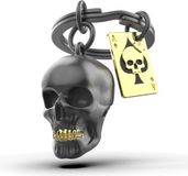 O Metalmorphose - Sleutelhanger - Black Skull