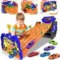 VATOS Raceauto Portable met 5 Auto's en Racebaan