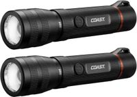 2 Coast 2 stuks G60R 1000 lumen waterdichte oplaadbare zaklamp