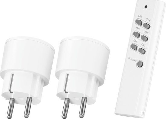 KlikAanKlikUit Startset - 2 Schakelaars met Afstandsbediening - APC2-2300R (NL)