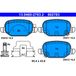 ATE Kit Plaquettes De Frein, Frein À Disque 13.0460-2783.2 Fiat 77366388