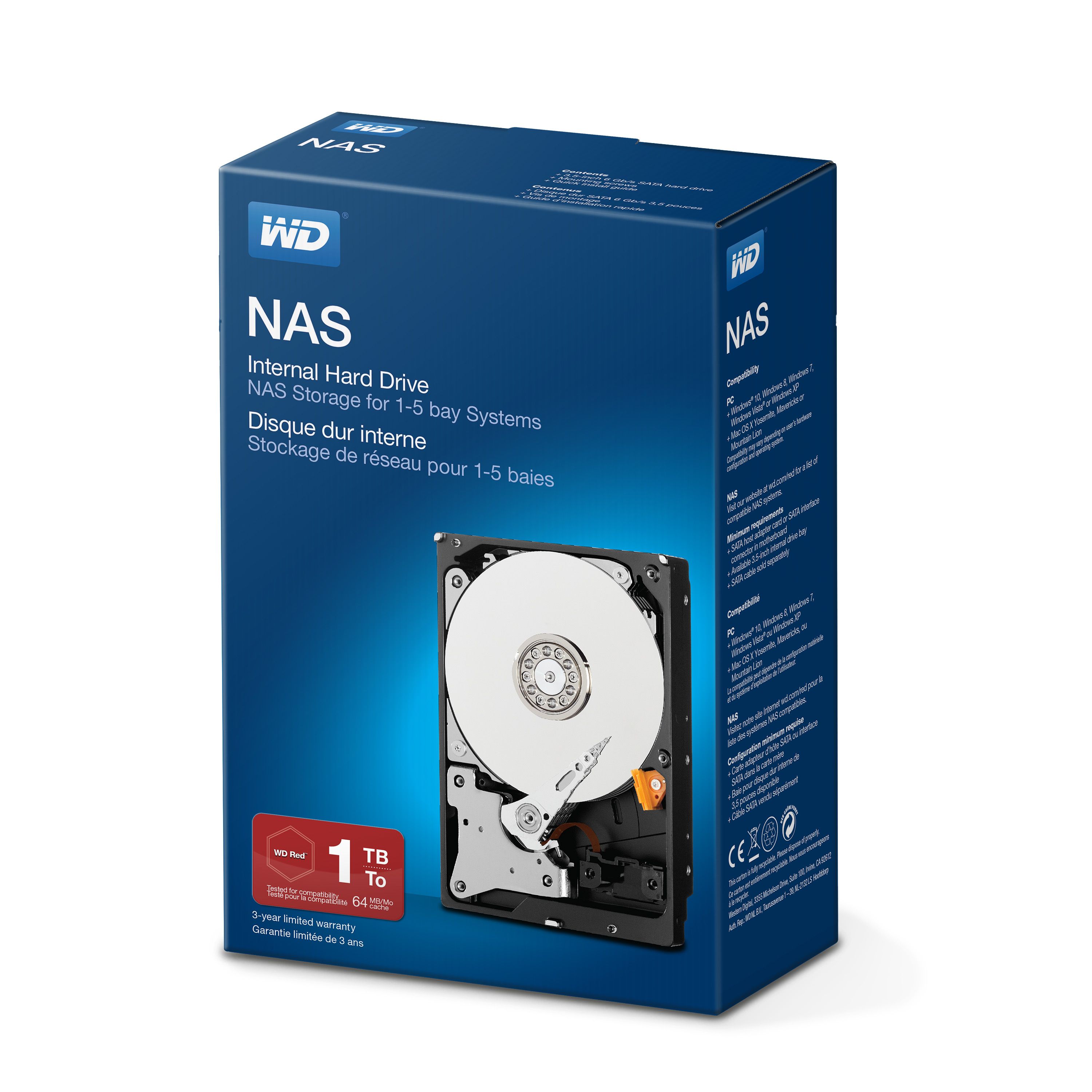 Western Digital Desktop Networking 1000 GB - WDBMMA0010HNC-ERSN