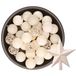 Wol Blanc 37x Boules de Noël en Plastique - 6 cm - Avec étoile décorative