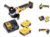 DeWalt DCG 405 P2 accu haakse slijper 18V 125mm borstelloos + 2x accu 5.0Ah + lader