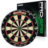 Dartbord Sisal - 450 mm - Dikte 38 mm - Ros sans agrafes