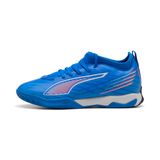PUMA Ultra 6 Match + Mid IT Untamed - Blauw/Wit/Gloeiend rood Kids - Indoor (IC), maat 33