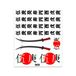 Sticker Japan Sticker Set 20x24cm