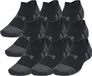 UA Under Armour UA Performance Tech 3pk NS Zwart/Grijs Unisex Sokken