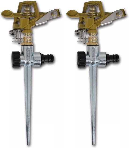 vidaXL Sprinkler Set with Metal Pin - 2 Pieces