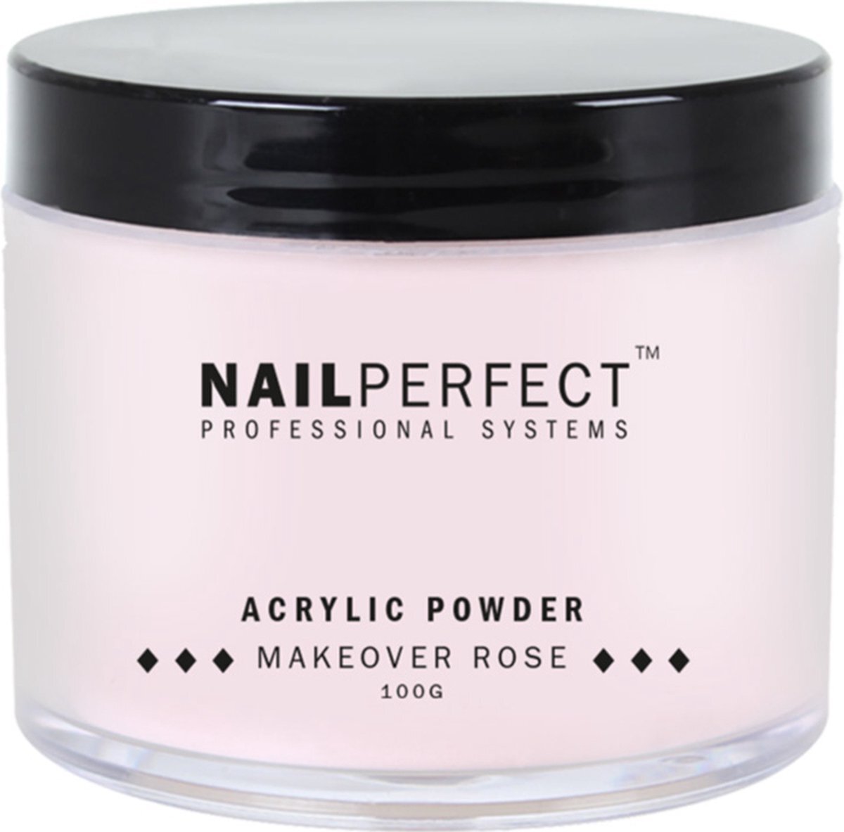 Nailperfect Nail Perfect - Powder Makeover - Rose - 100 gr