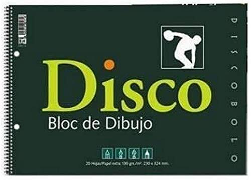 Disco Blok merk schijf model BLOC tekening Fº schijf 160-R 2 / boor