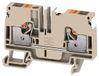 Weidmüller 2674870000 Borne de passage Série 8,1 mm Borne Push-In, Connexion par fiche Beige foncé 50 pièce(s)