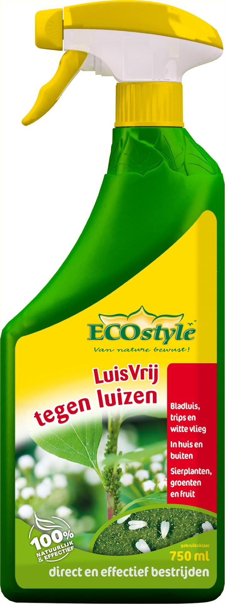 ECOSTYLE LuisVrij -Spray tegen luizen - 750 ml