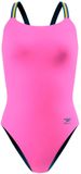Speedo Solid Comfort V-back Maillot de bain Rose 30 Femme