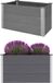 Medina jardinière surélevée 100x50x54 cm HKC gris