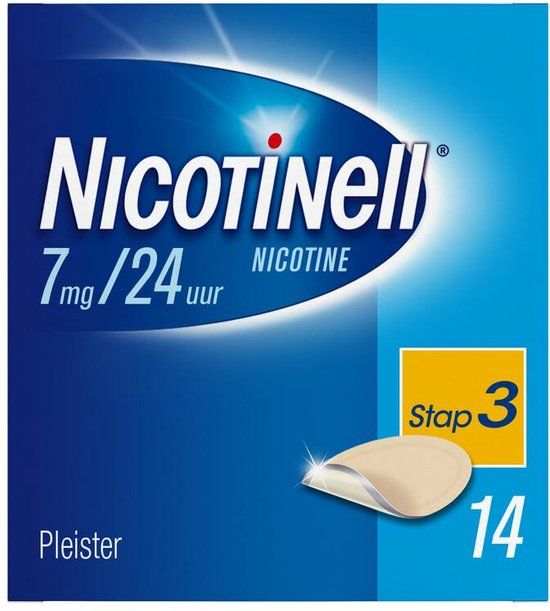 Nicotinell Pleisters TTS 10 - 7mg / 24uur - Voordeelverpakking