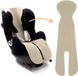 AeroMoov Air Layer – Coussin d'assise siège auto – Respirant & thermorégulateur – Universel – Groupe 2/3 avec jambes – Shell
