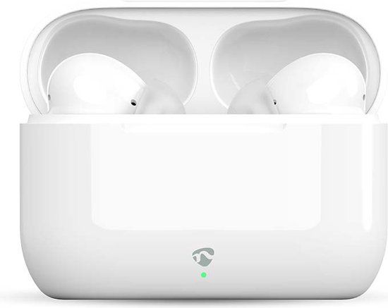 Nedis Volledig Draadloze Oordopjes - ENC - Bluetooth - 24 uur batterij - Wit