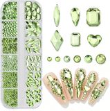 Merkloos / Sans marque RUIJINGER Strasssteentjes Set - Bedazzle Kit - Groen