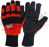 GreenStar EuroGarden nv/sa Kettingzaaghandschoenen Winter Maat 9/M Zwart Katoen Unisex
