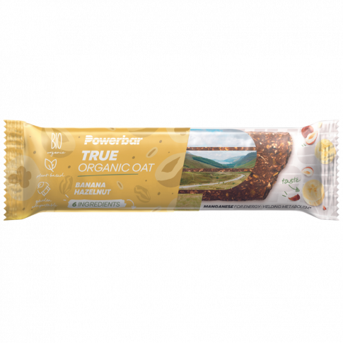 Powerbar Powerbar True Organic Oat Bar - 18 x 40 gr - Banaan Hazelnoot