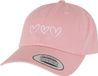 mister tee Miss Tee Dames Dad Cap met hartjesmotief MST326