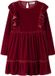 NAME IT Jurk Velours Red Dahlia1