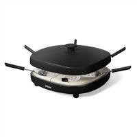 Tristar PZ-9176 Pizza Gourmetset - Four à mini-pizzas Family 6 - Noir