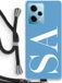 Case Company Xiaomi Redmi Note 12 Pro 5G Hoesje met Koord - Monogram N°2