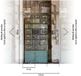 A.S. Création STOPPENKAST FOTOBEHANG | Industrieel - Crème Beige Bruin Blauw - Livingwalls The Wall II