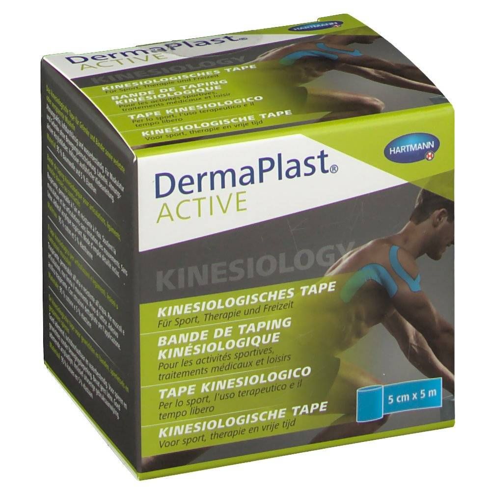 Hartmann Dermaplast Active Kinesiotape Blue 5cmx5m