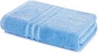 Lavea® Serviette de bain 100×150 cm – 100% Coton Éponge, Doux, Absorbant & Durable – Serviette pour Salle de bain, Spa, Hôtel – Bleu Dauphin