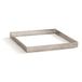 Decora 0064053 QUADRATISCHE GEPERFORIERD RVS BAKKRAME 20 X 20 X 3,5H cm, 18/8 roestvrij staal
