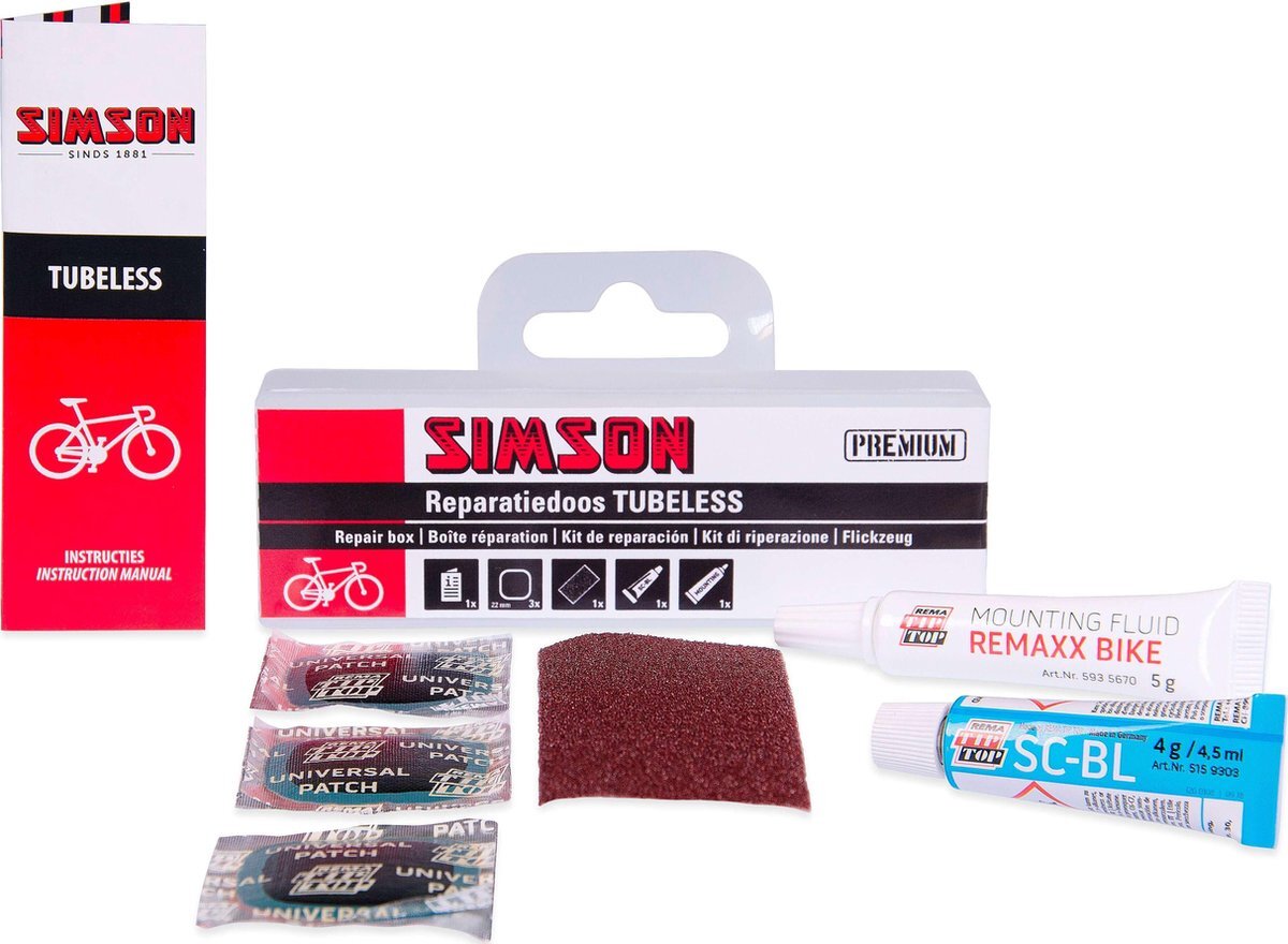 Simson Reparatiedoos Tubeless