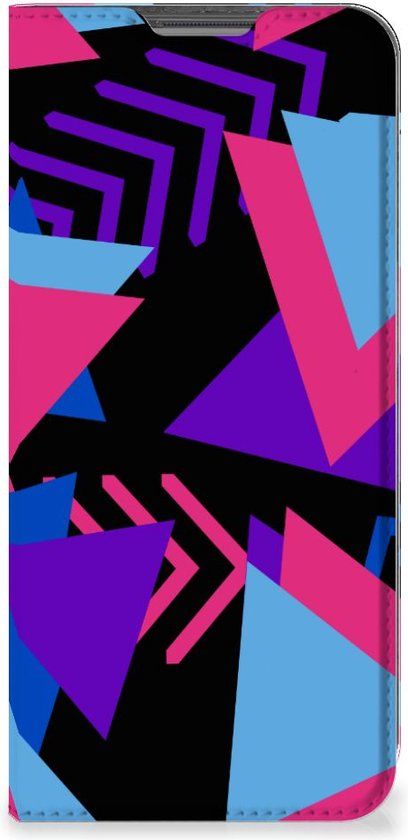 B2Ctelecom Stand Case OPPO A96 / A76 - Funky Triangle - Book Case