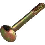 Trcc Japy Tête Ronde Collet Carré M8x70 Filetée Sur 22 Filetage Partiel Bichromaté-10 Pièces