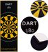 Kingpower Dart Mat Dart Tapijt Toernooimat Afvoerlijn Vloerbescherming Accessoires Darts Dartbord Dartbord 2 maten 237cm en 290cm verschillende designs Zwart / Geel