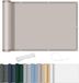 Azalia Balkonscherm 100x200cm Waterdicht Balkonafdekking Inkijkbescherming Ondoorzichtig Balkonomranding Met Oogjes Windscherm UV-bescherming Voor Balkon Tuin Terras-Taupe