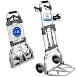 ATHLON TOOLS Aluminium opvouwbare handkar - TÜV GS-gecertificeerd glad lopende wielen met zachte loopvlakken - incl. 2 uitbreidingskoorden (Hand Truck Heavy) - model 2025
