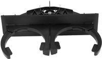Dailygoody - Porte-gobelet arrière - Support de porte-gobelet de voiture - Plastique noir - Convient pour E39