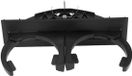 Dailygoody - Porte-gobelet arrière - Support de porte-gobelet de voiture - Plastique noir - Convient pour E39