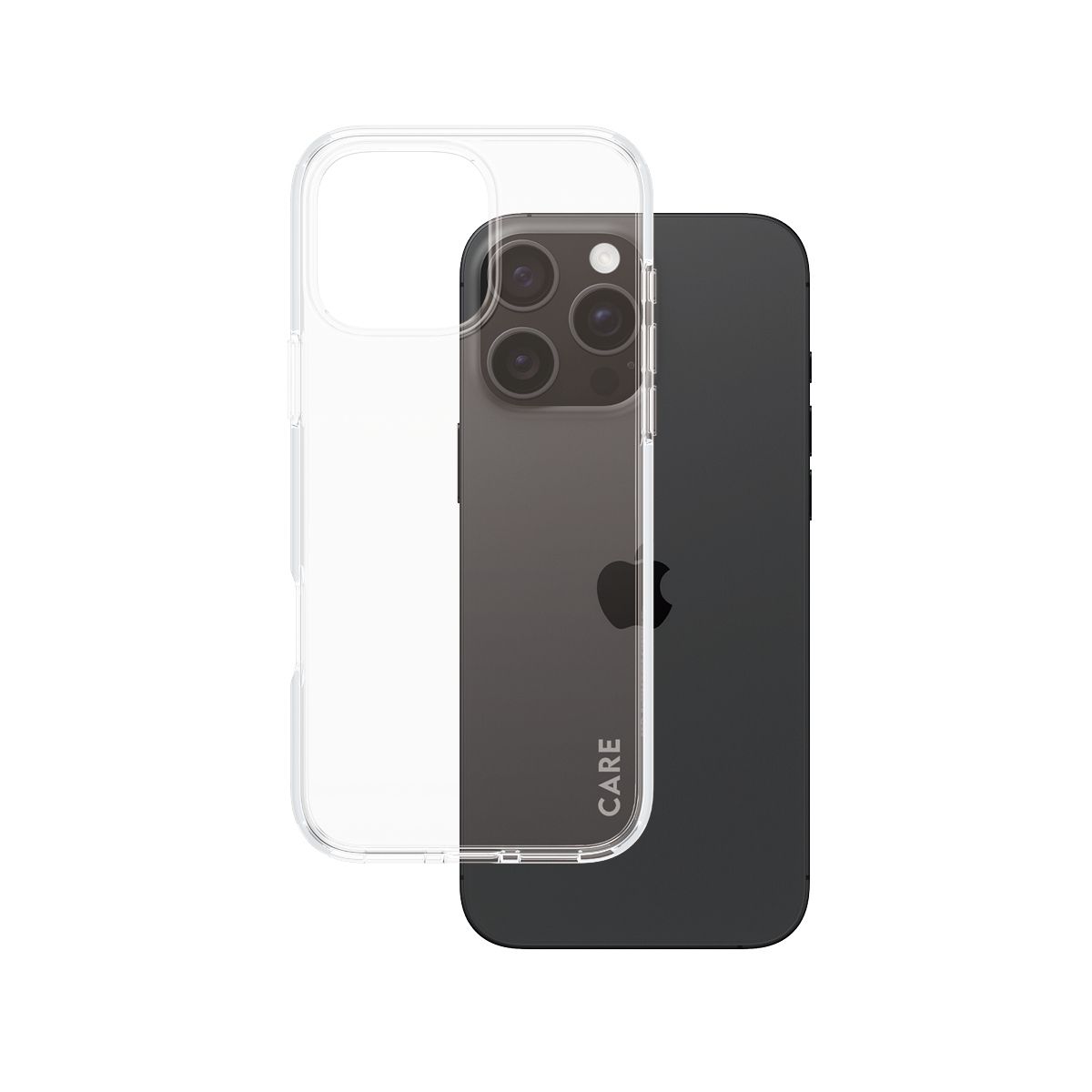 PanzerGlass CARE by PG Transparent iPhone16 6.9 Pro Back Cover - Transparant